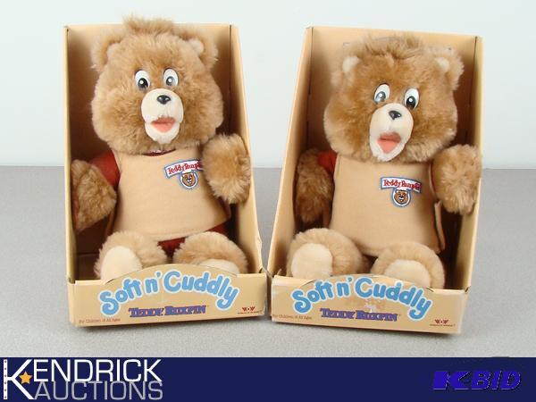 2 Mint in Box 80s Teddy Ruxpin Dolls
