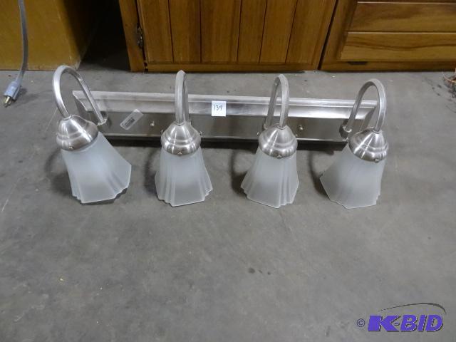 lot 139 image: 4 Bulb Vanity Light...