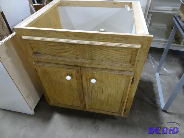 lot 155 image: Bathroom Vanity, 2 Doors 30 X 25 X 34...