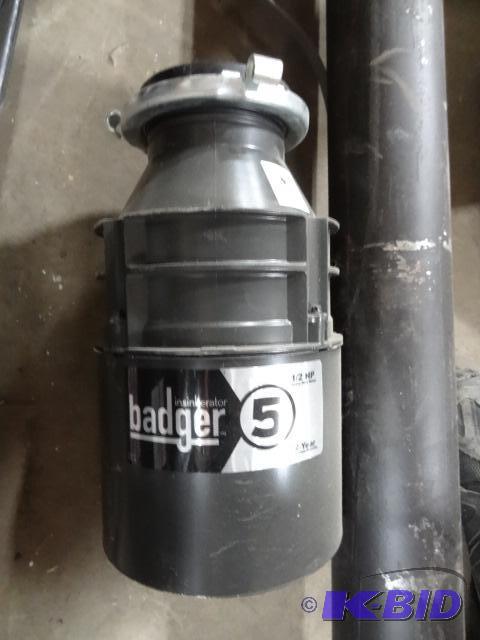 lot 183 image: Badger In Sinkerator 5 12 hp Disposal...