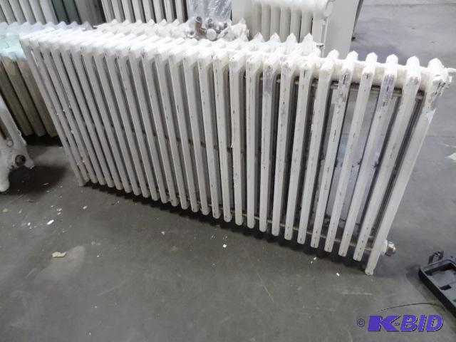 lot 24 image: 28 Fin Cast Iron Radiator 50 X 6 X 25...