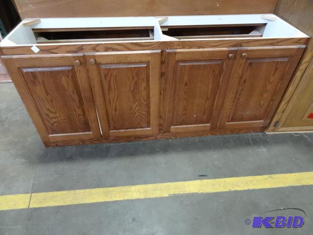 lot 35 image: Lower Cabinet without Top, 4 Door. 67 X 18 X ...