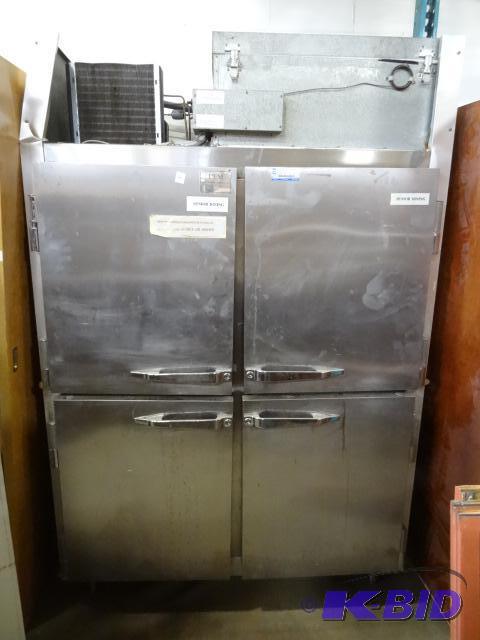lot 46 image: McCall 4 Door Refridgerator, 4 Shelves, Model...