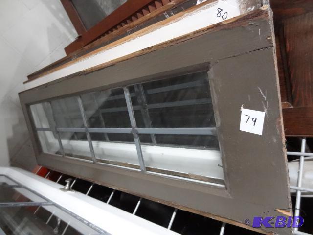 lot 79 image: Lead Glass Window 12 X 35...