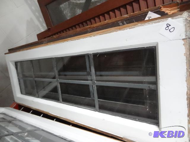 lot 80 image: Lead Glass Window 12 X 35...
