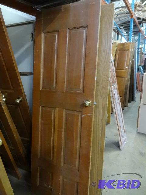 lot 90 image: 28 X 80 Solid 6 Panel Door...