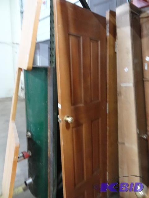 lot 93 image: 24 X 80 Solid 6 Panel Door...