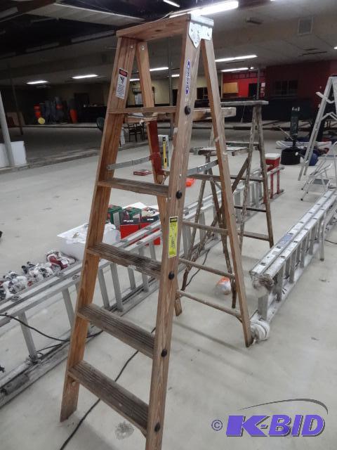 6 Wood Step Ladder...
