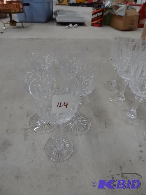 5 Crystal Drink Glasses...