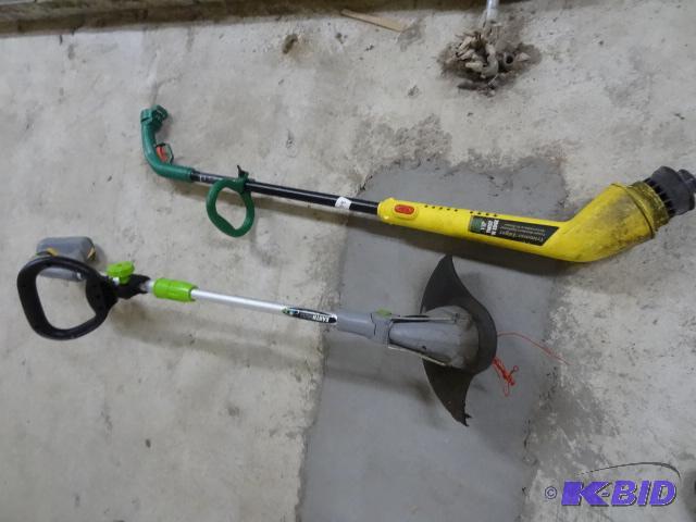 2 Weed Whips, 110 Volt and Cordless...