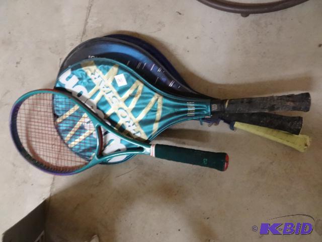 4 Tennis Rackets...