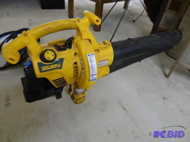 Yardman Leaf Blower Vacuum, Runs, No Accessor...