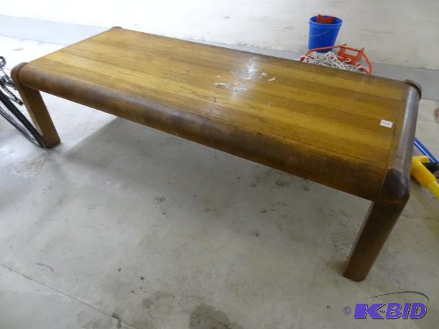 Wood End Table. Needs Some Goo Gone to get so...