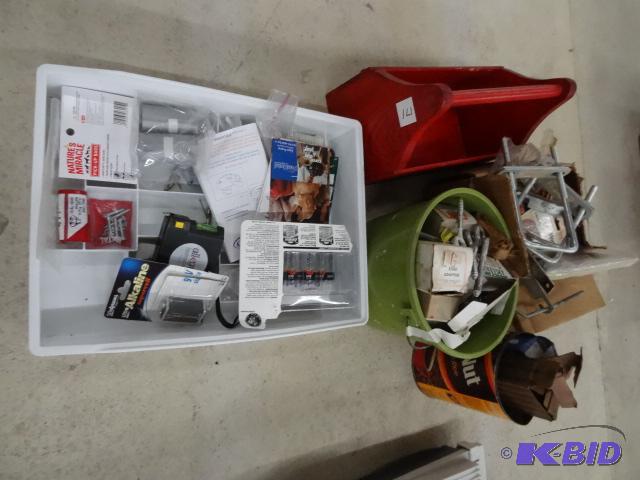 Misc Hardware and Wood Tool Box...