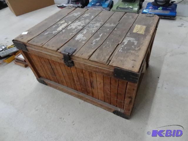 Vintage Shipping Crate 28 X 20 X 15...