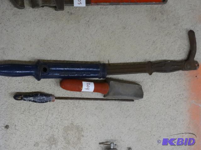 Vintage Nail Puller. Shapening Stone File...