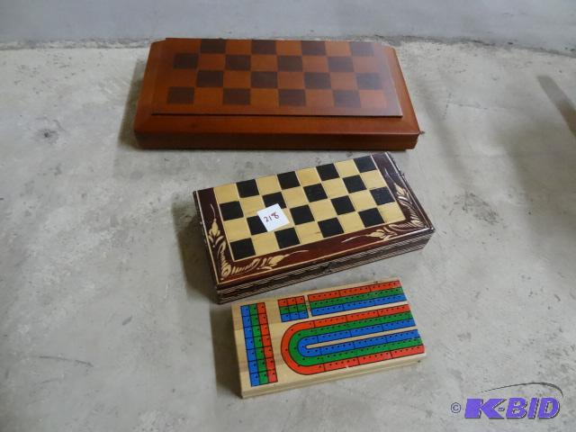 Cribbage Set 2 Chess Sets...