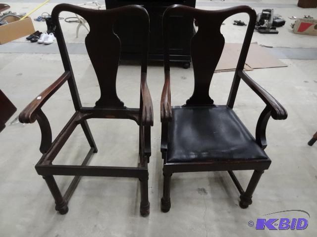 2 Vintage Wood Chairs. John Miller and Compan...