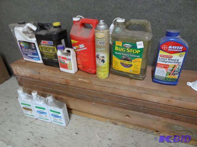 Misc Motor Oil, Lawn and Garden Chemicals...