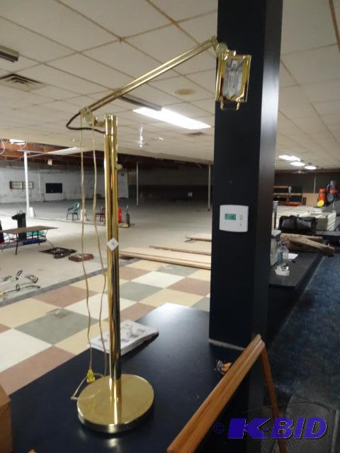 Brass Finish Halogen Floor Lamp...