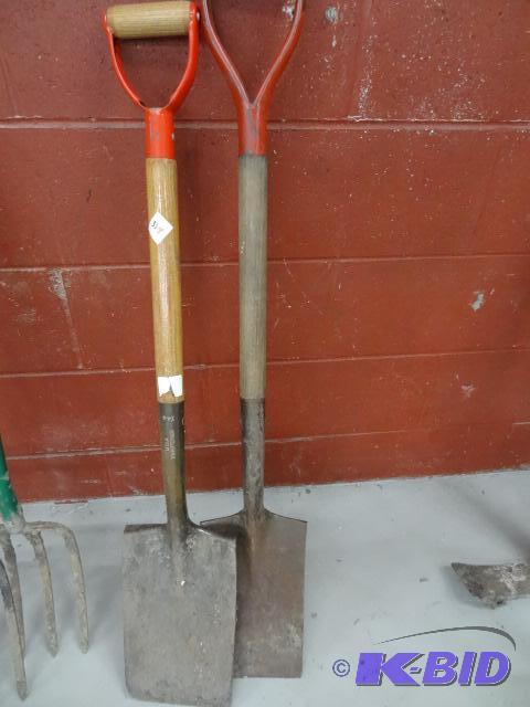 2 Flat Shovels...