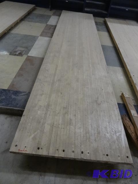 Maple Bowling Lane Section. 192 X 42 X 2. Auc...