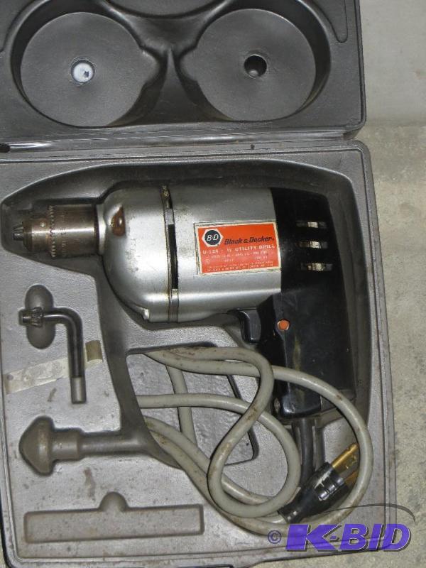 Black and Decker corded drill...