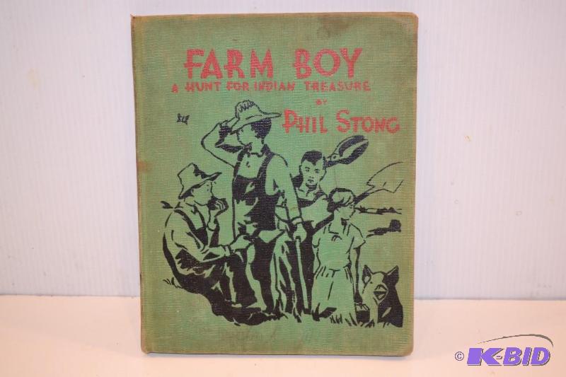 lot 13 image: &quotFarm Boy",classic childrens book ...