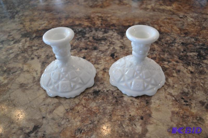 lot 25 image: Milk Glass...