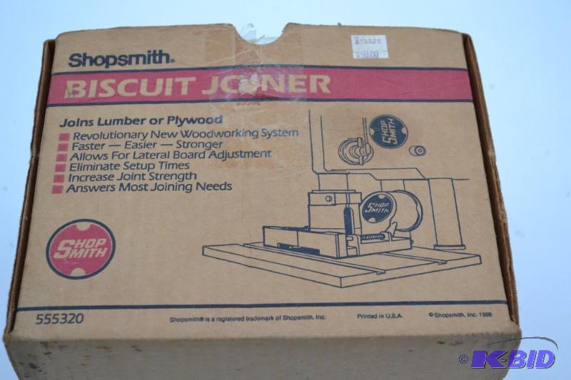 lot 4 image: Shop Smith Biscuit Joiner