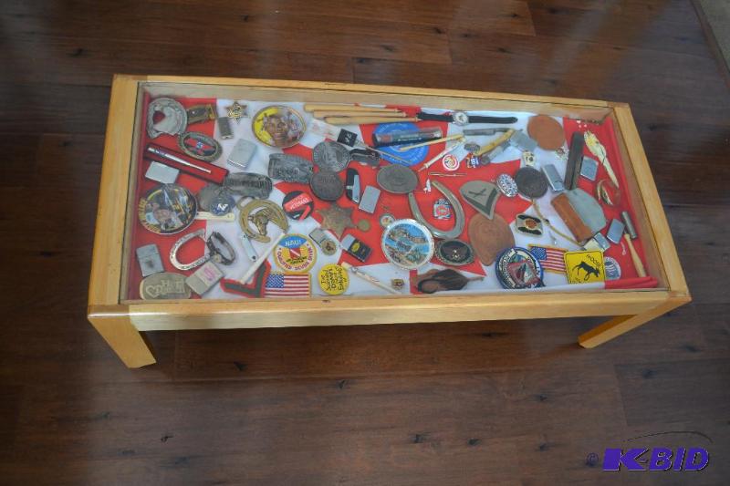 lot 54 image: This display case is a culmination of a gentl...