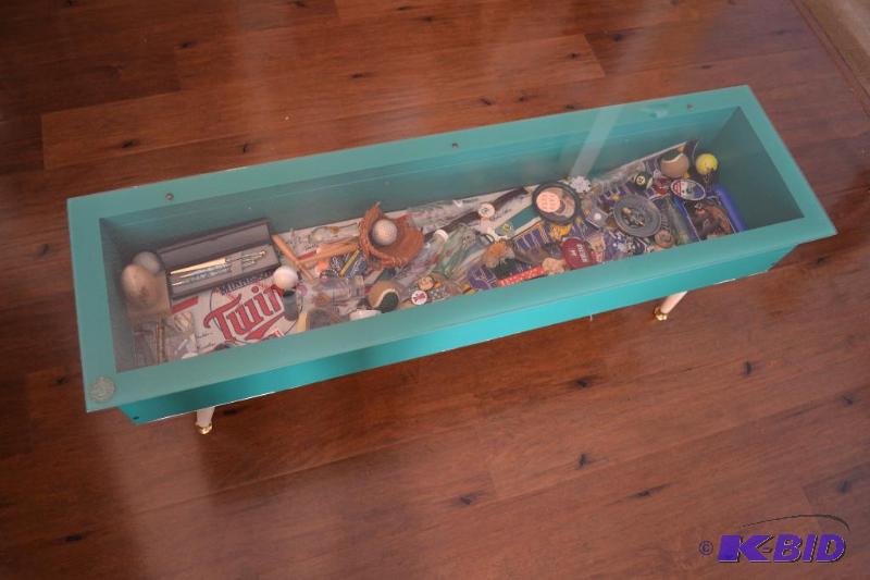 lot 55 image: This display case is a culmination of a gentl...