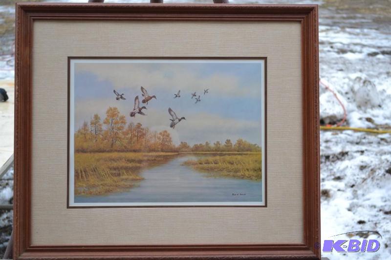 lot 57 image: Very nice wildlife print....