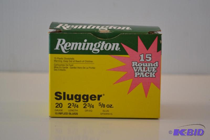 lot 71 image: 20 Gauge&nbspshotgun shells,full box of 15 R...