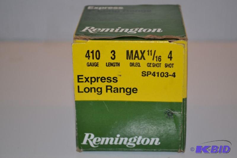 lot 77 image: .410 slugs,partial box...