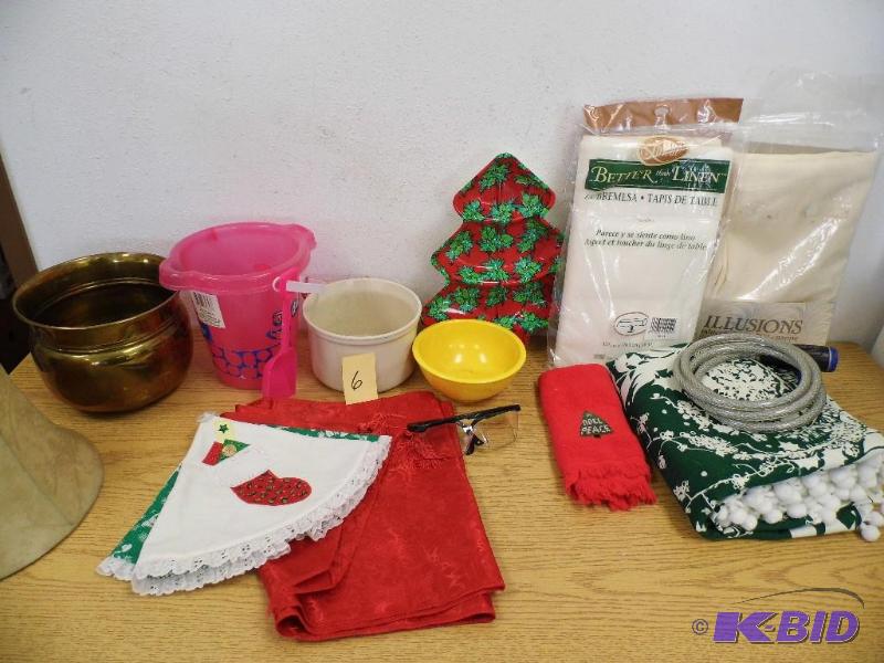 Table Cloths, Safety Glasses & Misc