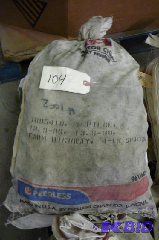 lot 104 image: 1 Peerless highway truck chains tire size 13....