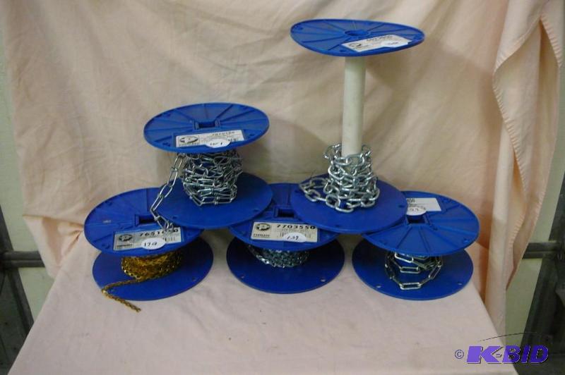 lot 129 image: Lot of peerless of miscellaneous chain 10 pl...