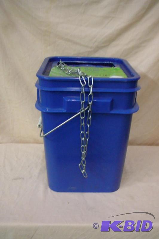 lot 130 image: 1 25lbs&nbsppail of peerless #3 twin loop zi...