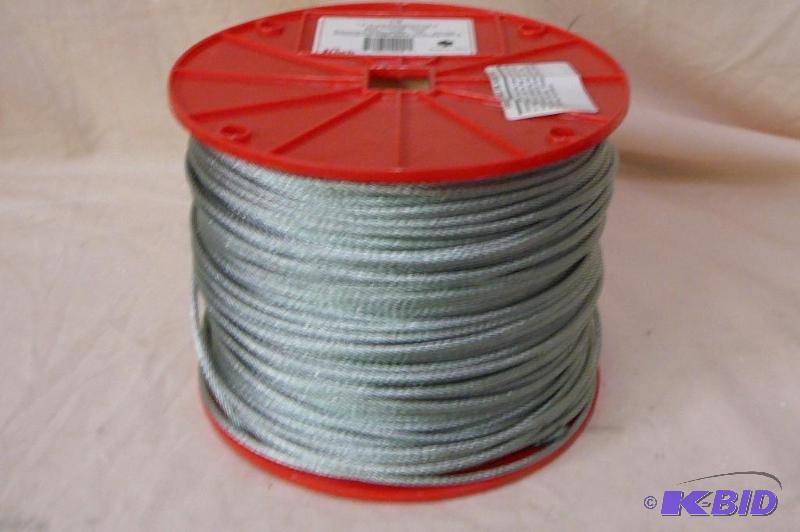 lot 134 image: Koch 18 -7x19 galvanized cable approx 1000ft...
