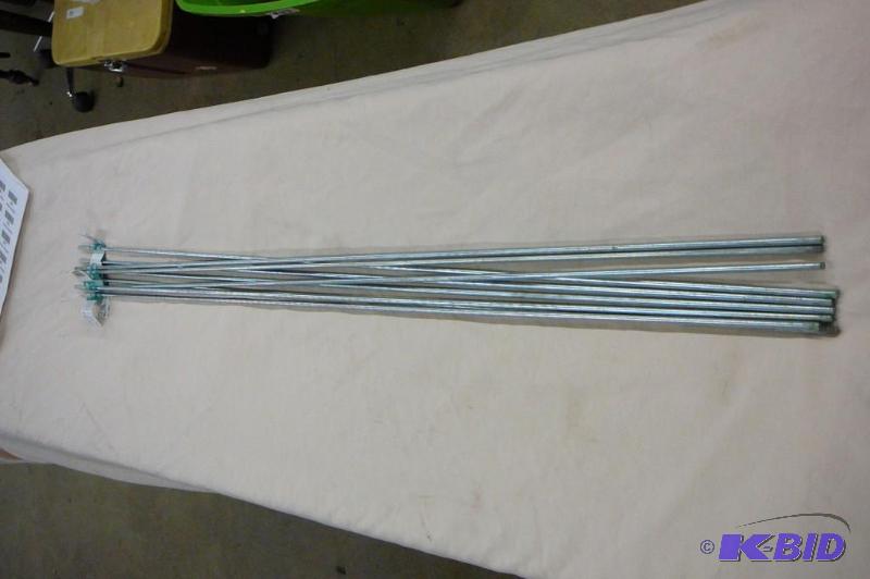 lot 149 image: 316" x 36" smooth rod zinc plated ...