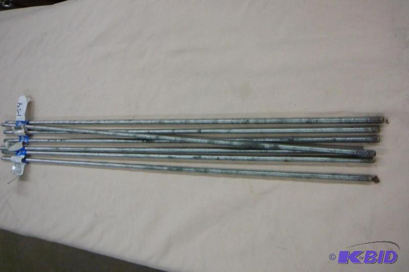 lot 154 image: 14" - 20 x 24"&nbspthreaded rods ...