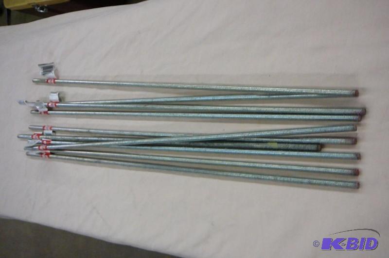 lot 155 image: 516" - 18 x 24"&nbspthreaded rods...