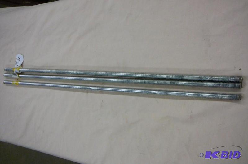 lot 156 image: 38" - 16 x 24"&nbspthreaded rods ...