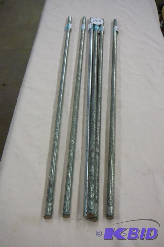 lot 157 image: 716"-14 x 24"&nbspthreaded rods c...