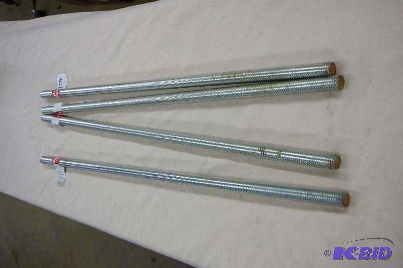 lot 159 image: 58"-11 x 24" threaded rods coarse ...