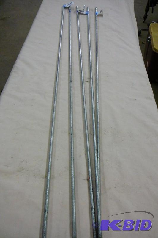 lot 166 image: 14"-20 x 36" threaded rods coarse ...