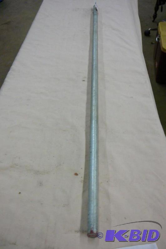 lot 169 image: 8" x36" smooth rod zinc plated 1 co...