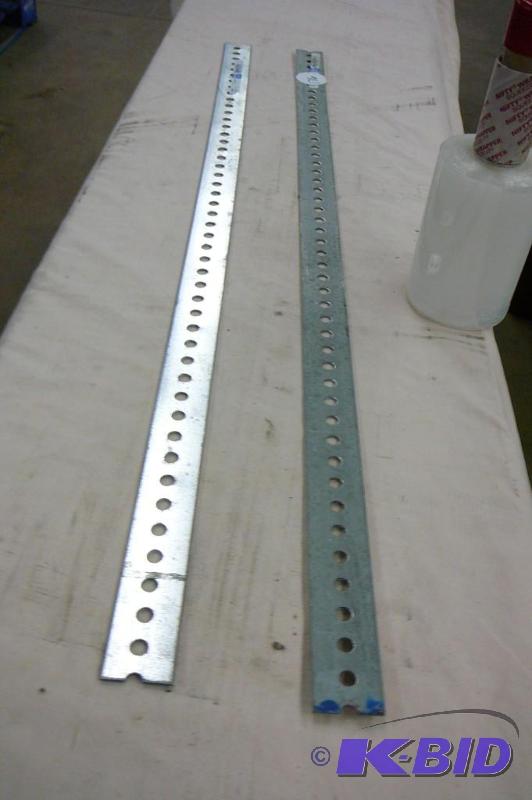 lot 176 image: 1-38" x 36" slotted flats galvaniz...