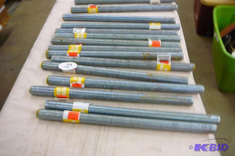 lot 183 image: 34" -10 x12" threaded rod &nbspco...